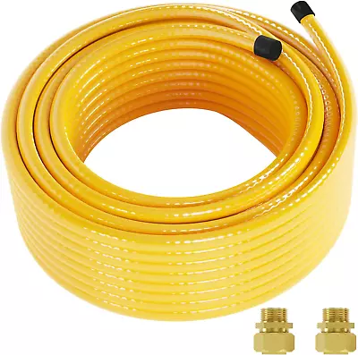 100FT 1/2  CSST Flexible Propane Natural Gas Line Corrugated Stainless Steel Tu • $126.99