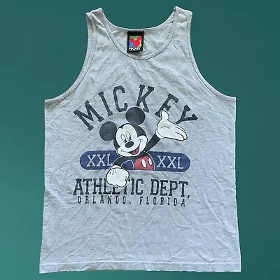 Vintage 90s Disney Mickey Mouse Tank Top Adult Size Large • $20