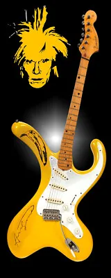 £10.95 • Buy Life Size Andy Warhol Velvet Underground Yellow Bender Distortocastor Pop Art 