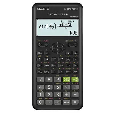 Casio Fx-82AU PLUS II 2nd Edition Scientific Calculator • $44.95