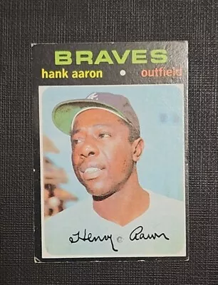 1971 Topps - #400 Hank Aaron • $40