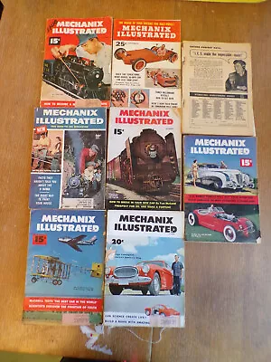 Choice Vintage Lots Of Mechanix Illustrated Magazines: 40s/50s/60s~Rough Old • $14.99