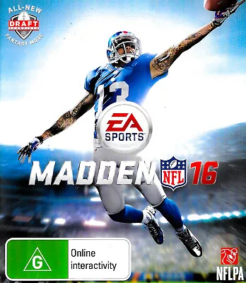 Madden NFL 16 Xbox One GAME GREAT CONDITION • $15
