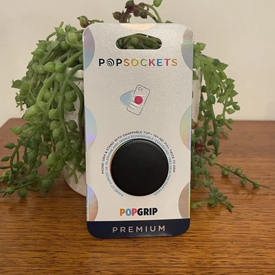$22 • Buy POPSOCKETS Pop Grip Holder For Phone & Tablet (Genuine) - Aluminium Black