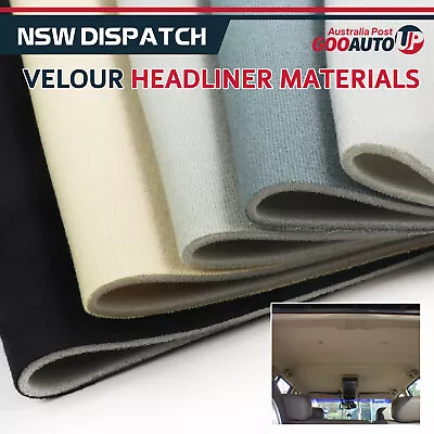 Velour Car Headliner Cloth Materials Renovate Foam Roof Lining Upholstery Fabric • $6.50