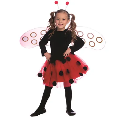 Dress Up America Ladybug Dress Costume Set For Girls - Dress Up Set For Kids • £22.99