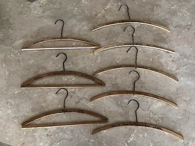 8 Vintage Wood Dry Cleaner Hangers • $24