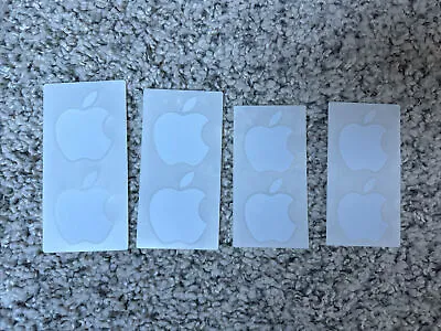 Genuine Authentic Apple IPhone Logo Stickers - 8 Stickers On Four Sheets New • £4.99