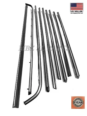 W123 300TD WAGOON Door SIDE & REAR BODY MOULDING CHROME TRIMS FOR Mercedes Benz • $169.95