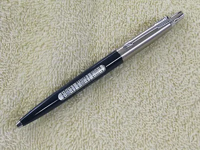 Vintage Parker Window Jotter Pen Unused 70's Ad Sample Brass Threads Good Ink • $15