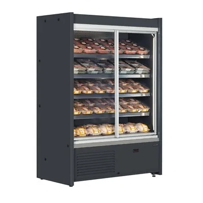  Meat Wallsite Glass Door Display Multideck Fridge Black Cabinet @ £3082 +vat  • £3699