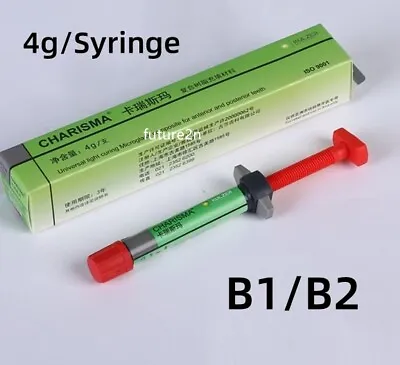 Dental Charisma Composite Syringe Light Cure Resin Tooth Filling Material 4g • $119.67