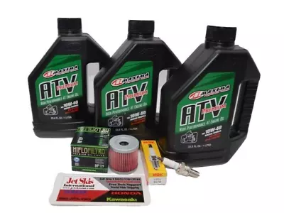 Suzuki LTZ400 Oil Change Kit NGK Spark Plug Filter Arctic Cat DVX LTZ 400 KFX • $48.69