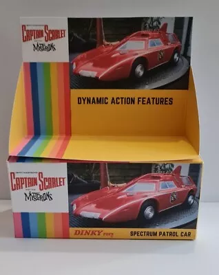 Dinky 103 Captain Scarlet Patrol Car Repoduction Box And Tray MODEL NOT INCLUDED • £10