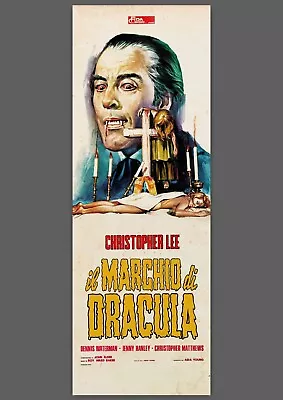 SCARS OF DRACULA Hammer HORROR FILM ART PRINT MOVIE POSTER • £14.99