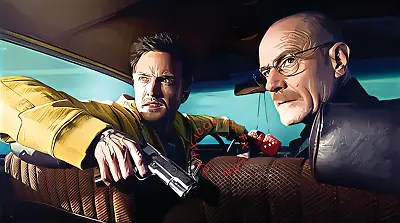 Breaking Bad Poster Print - Jesse Pinkman Walter White - Tv Movie Poster Prints • $11.99