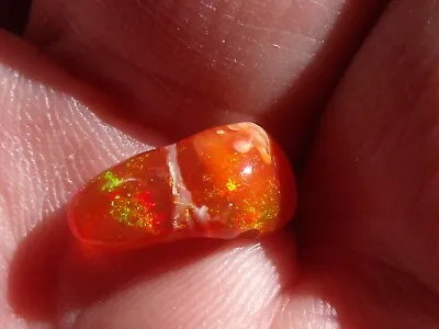 1.73 Ct. Mexican Cantera Fire Opal Bead For Necklace Jewelry • $105