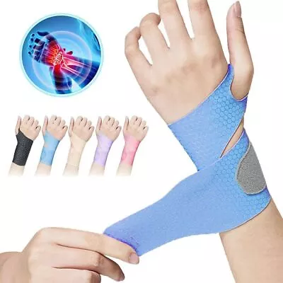 Carpal Tunnel Sports Wristband Wrist Splint Wrist Wrap Wrist Support  Women Men • $11.84