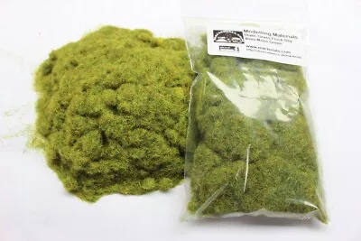 £5.99 • Buy Static Grass 4mm Bulk Bag 50g - Moss Green - Grass Flock