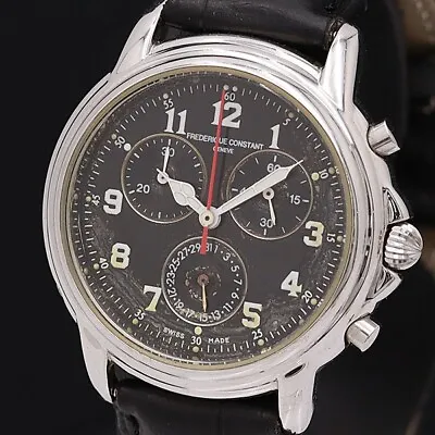 Frederique Constant FC285 Men's Swiss Chronograph Watch For Part & Repair • $250