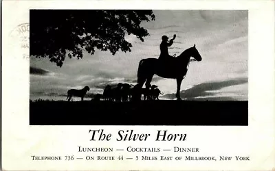 1957. Millbrook Ny. The Silver Horn. Luncheon. Postcard Sl19 • $10