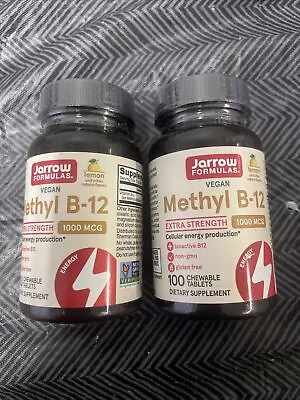 Jarrow Formulas Inc. Methyl B-12 - Lemon 1000 Mcg 100 Chwbls • $11.20