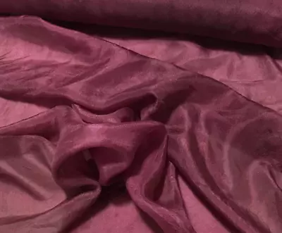 Hand Dyed MAUVE China Silk HABOTAI Fabric • $11.99