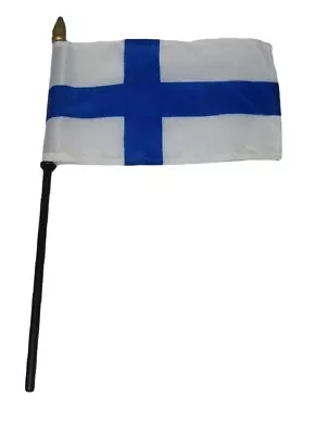 4 X6  Finland Stick Flag Table Staff Desk Table • $6.39