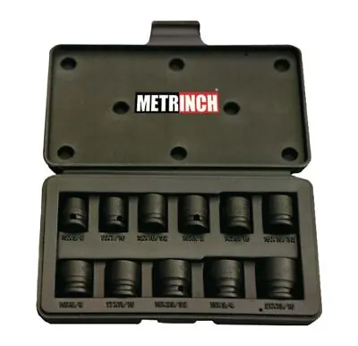 METRINCH MET-2300 Deep Impact Socket Set 11-piece 3/8  Wrench • $89