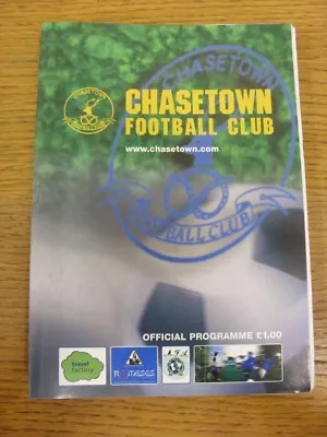 27/12/2004 Chasetown V Rushall Olympic  . Any Faults With This Item Should Have • £3.99