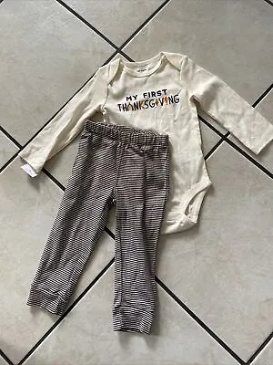 Carter's 2-piece  My First Thanksgiving  Outfit Size 12 Months *NEW*  • $8