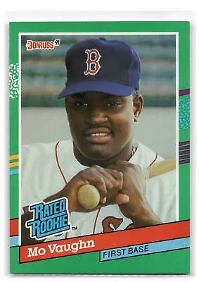 1991 Donruss #430c Mo Vaughn Boston Red Sox 4Z • $1.99