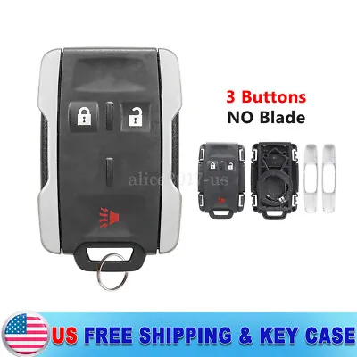 Remote Car Key Fob Shell Case Cover For 2014 2015 2016 2017 2018 Chevy Silverado • $9.69