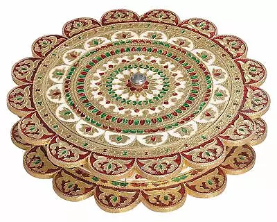 New Meenakari Dry Fruit Box/ Decorative Item 12  X 12  • $51.60