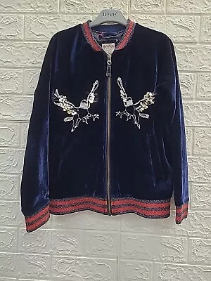 New Mini Boden Harry Potter Hippogriff Bomber Jacket Navy Size 9-10y • $89.99