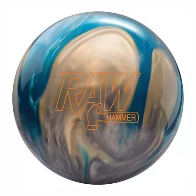 Hammer Raw Hammer Blue/Silver/White Bowling Ball • $92.75