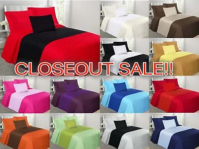 $28.49 • Buy Velvet Embossed Bedspread Soft Quilt 4-Piece Multi-Tone Bed Set CLOSEOUT SALE!!