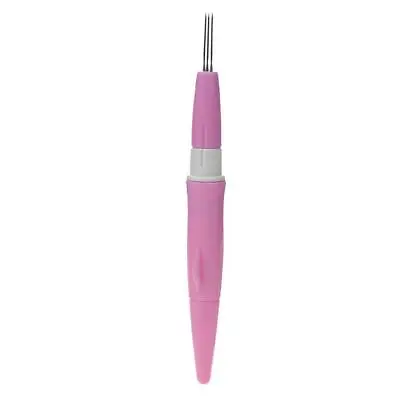 Needle Felting Handle Holder With 3 Needles Wool Embroidery DIY Tool(Pink) • £4.15