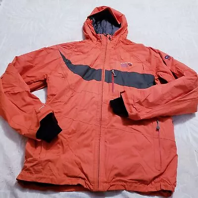 Mountain Hardwear Orange Black Winter Jacket Skiing Snowboarding • $44