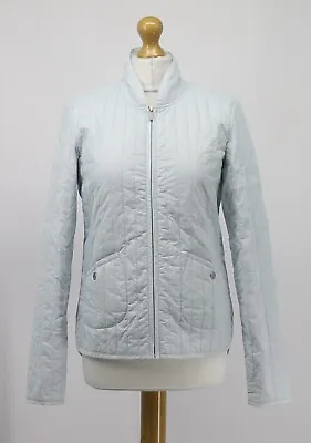 Ilse Jacobsen Hornbaek Quilt 03 Jacket White Blue Quilted Womens Rrp £105 Ad • £38.68