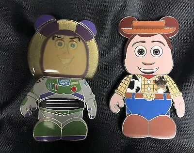 Disney Pin LE 1000 Jumbo Toy Story Vinylmation Set Buzz And Woody Pixar • $30