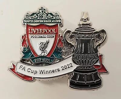 Liverpool 2022 FA Cup Winners Pin Badge - LOADS MORE LFC BADGES ARE AVAILABLE • £14.99