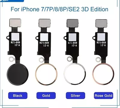 For Apple IPhone 7 / 8 /7 Plus/8 Plus/SE 2020 /SE2 Home Button Flex Replacement • £4.99