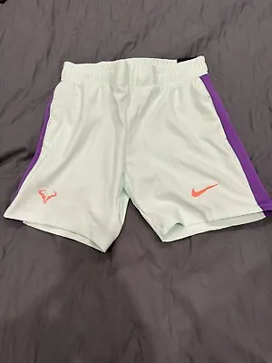Nike Court Dry RAFA 7  Tennis Shorts Barely Green AT4315-394 Mens L • $84.50