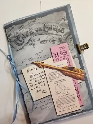 Junk Journal Booklet  HEIRLOOM LETTERS  VINTAGE  Correspondence Pockets Cards  • $14.99