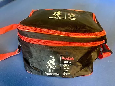 £8 • Buy KODAK 1996 ATLANTA OLYMPIC GAMES SOUVENIR BAG Black & Red Ruck Sack Back Pack