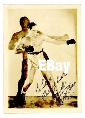 $169 • Buy Max Baer Signed And Inscribed “1935” Photograph