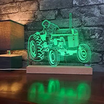 Classic Ford Ferguson Tractor LED Night Light Classic Tractor Night Light • £35.99