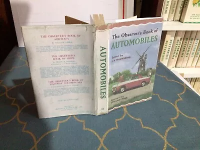 Observers Book Of Automobiles 1961 + Copy D/J • £12.99