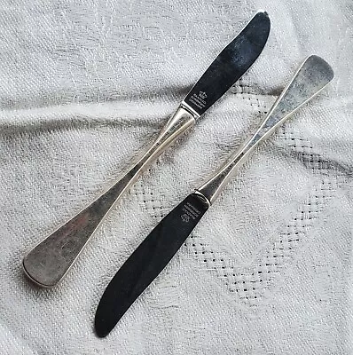 Pair Of W & S Sorensen Denmark Sterling Silver Patricia 5” Knives – Rare • $125